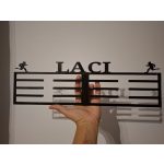 Névre szóló, sportágat idéző 3D nyomtatott nagy éremtartó, 40×12 cm – Ari Art