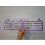 Névre szóló, sportágat idéző 3D nyomtatott nagy éremtartó, 40×12 cm – Ari Art