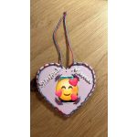 Kézzel kiölthető, fotóhellyel ellátott 3D nyomtatott szív, 10×11 cm – Ari Art