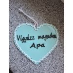 Kézzel kiölthető, fotóhellyel ellátott 3D nyomtatott szív, 10×11 cm – Ari Art