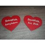 Kézzel kiölthető, fotóhellyel ellátott 3D nyomtatott szív, 10×11 cm – Ari Art