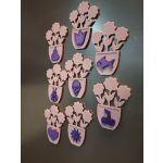 Ovis jellel díszíthető, 3D nyomtatott virágcserép hűtőmágnes – Ari Art