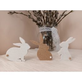 Három nyuszi formájú, 3D nyomtatott húsvéti asztaldísz szett – Ari Art