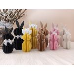 Masnival díszített, texturált felületű kicsi 3D nyomtatott húsvéti nyuszi, 10 cm – Ari Art