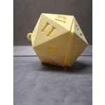 Dobókocka formájú, teamécsessel megvilágítható 3D nyomtatott karácsonyfadísz – Ari Art